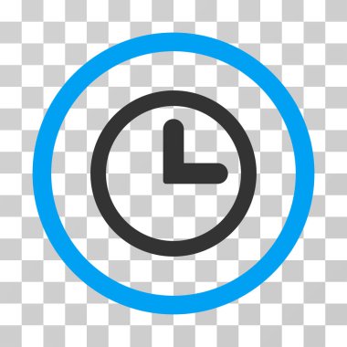 Saat yuvarlak vektör simgesi