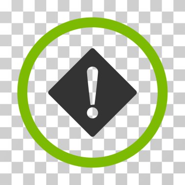 Hata yuvarlak vektör simgesi