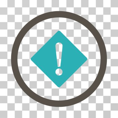 Hata yuvarlak vektör simgesi