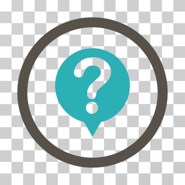 Durum yuvarlak vektör simgesi