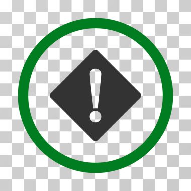 Hata yuvarlak vektör simgesi