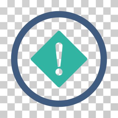 Hata yuvarlak vektör simgesi