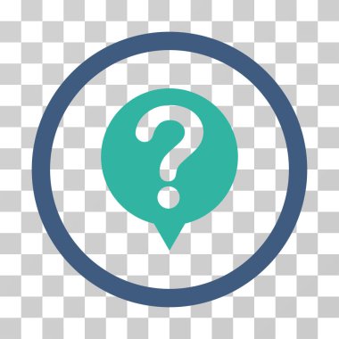 Durum yuvarlak vektör simgesi