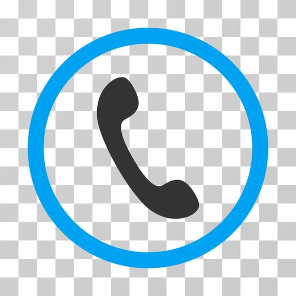 Telefon Rotunjit Vector Icon — Vector de stoc