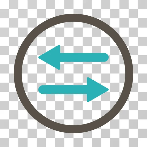 Flechas de intercambio redondeado Vector icono — Vector de stock