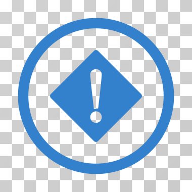 Hata yuvarlak vektör simgesi