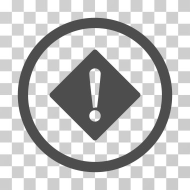 Hata yuvarlak vektör simgesi