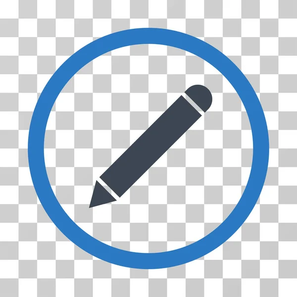 Pencil Rounded Vector Icon — Stock Vector