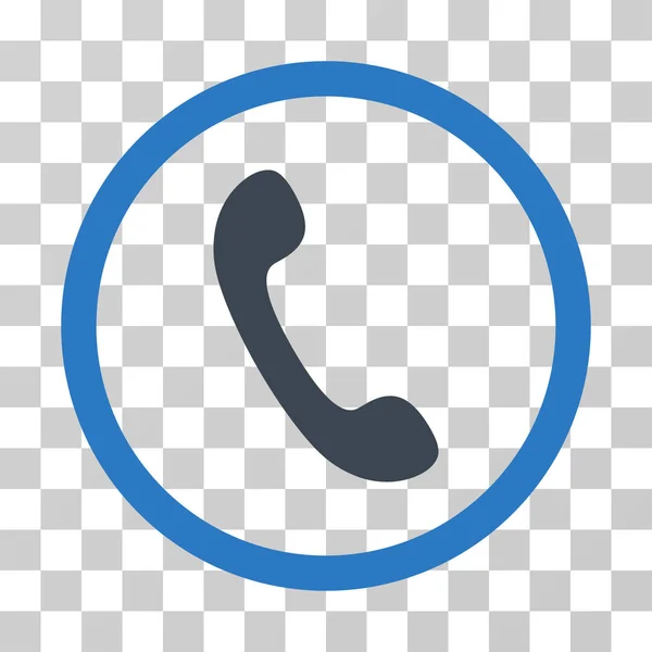 Phone Rounded Vector Icon — Stock Vector