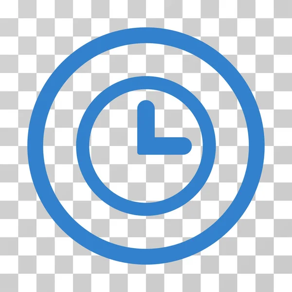 Orologio arrotondato icona vettoriale — Vettoriale Stock