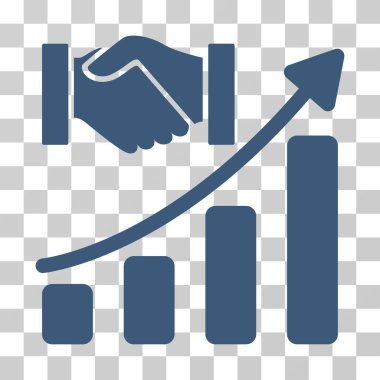 Satın alma eller büyüme grafik vektör simgesi