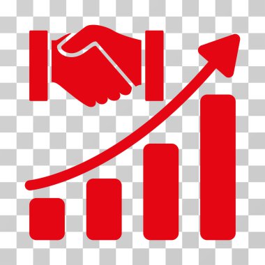 Satın alma eller büyüme grafik vektör simgesi