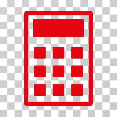 Hesap makinesi vektör simgesi