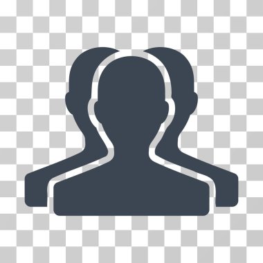 Müşteri grubu vektör simgesi