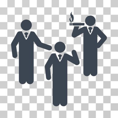 Ayakta kişi vektör simge tartışmak