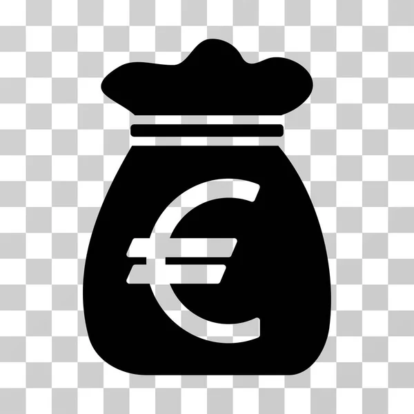 Euro geld tas Vector Icon — Stockvector
