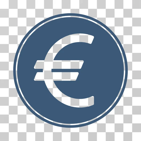 Euro moneda Vector icono — Vector de stock