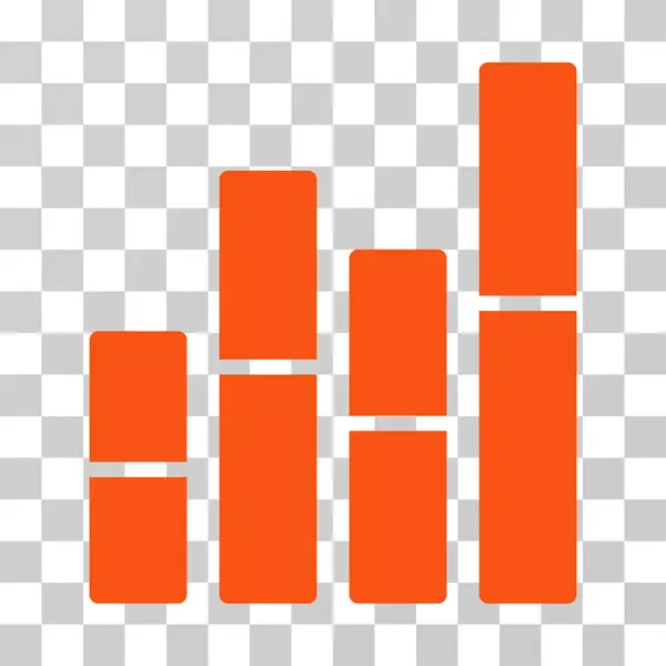 Bar Charts Vector Icon — Stock Vector