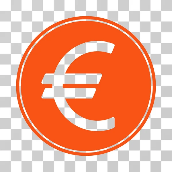 Euro mince vektorové ikony — Stockový vektor