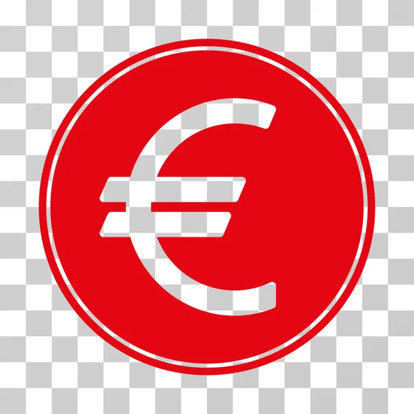 Euro-Münzvektorsymbol — Stockvektor