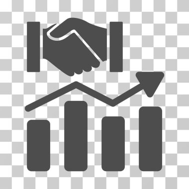 Satın alma eller grafik eğilim vektör simgesi