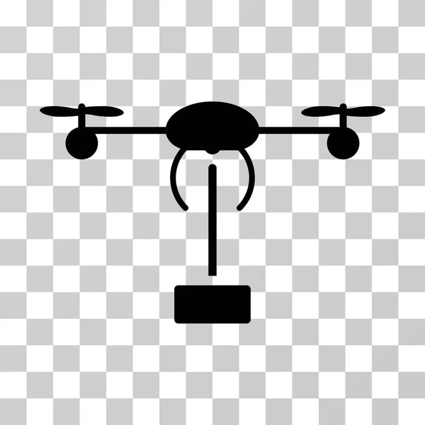 Copter Shipment Vector Icon — Stock Vector