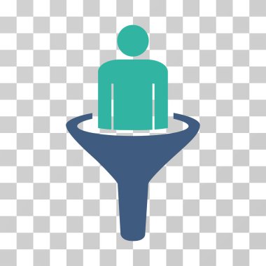 Satış Huni vektör simgesi