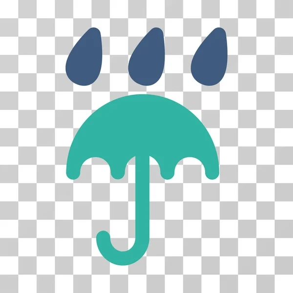 Векторная икона защиты от дождя — стоковый вектор