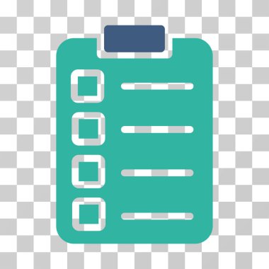 Test görev vektör simgesi