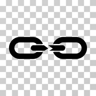 Zinciri ara vektör simgesi