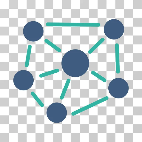 Social Graph Vector Icon