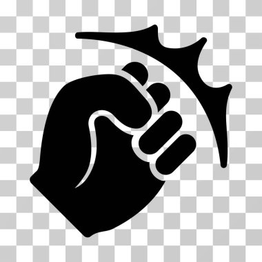 Yumruk Strike vektör simgesi