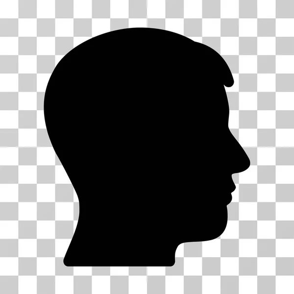 Векторная икона профиля человека — стоковый вектор
