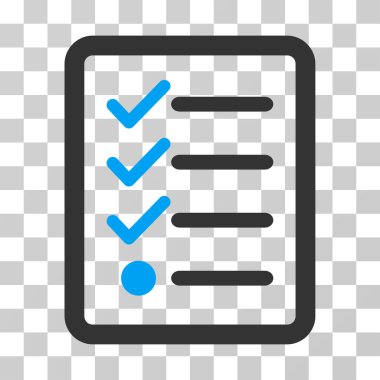 Denetim listesi vektör simgesi