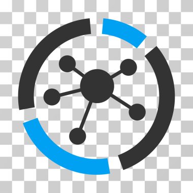 Bağlantıları diyagramını vektör simgesi