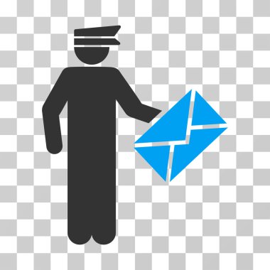 Postacı vektör simgesi