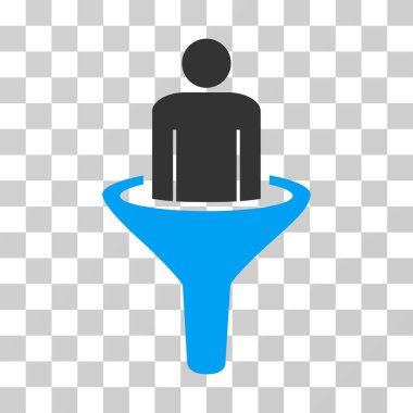 Satış Huni vektör simgesi