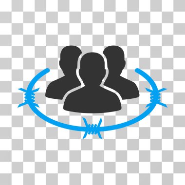 Sıkı yönetim vektör simgesi