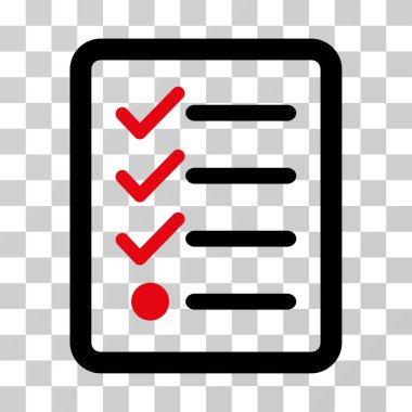 Denetim listesi vektör simgesi