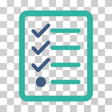 Denetim listesi vektör simgesi