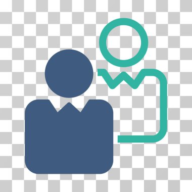 İstemciler vektör simgesi