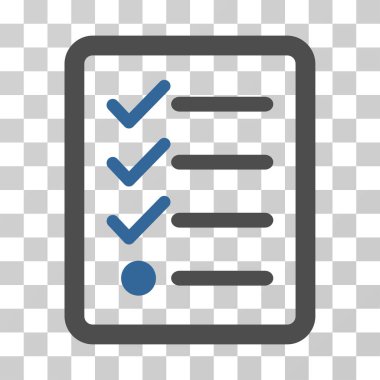 Denetim listesi vektör simgesi