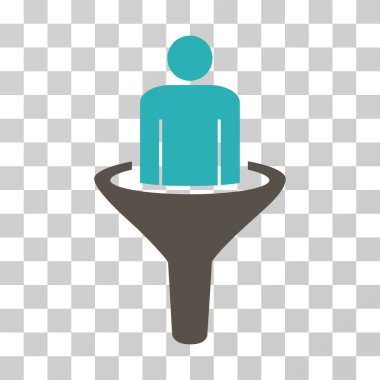 Satış Huni vektör simgesi