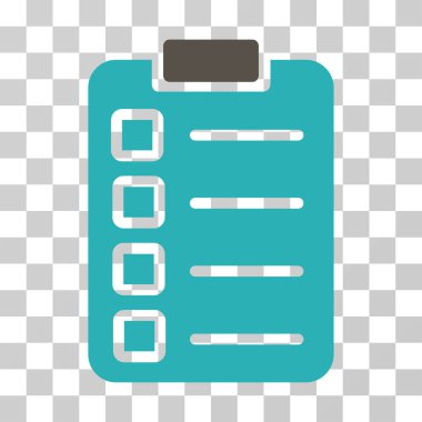 Test görev vektör simgesi