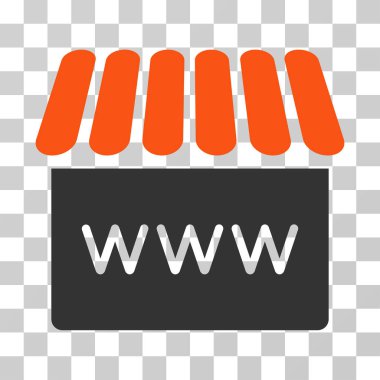 Webstore vektör simgesi