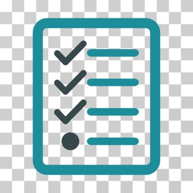 Denetim listesi vektör simgesi