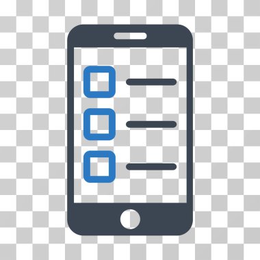 Mobil Test vektör simgesi