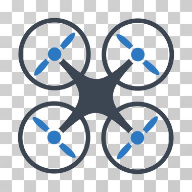 Nanocopter vektör simgesi
