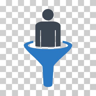 Satış Huni vektör simgesi