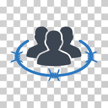 Sıkı yönetim vektör simgesi